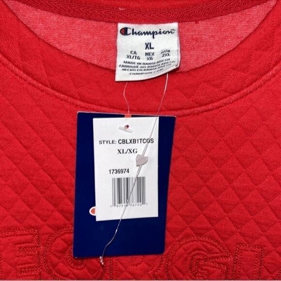 Champion Pullover Red Crewneck Men's
Sweatshirts Top (Size XL) - Picture 8 of 8